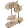 Mauro Ferretti decoratieve sculptuur vis 37x10x24 naturel