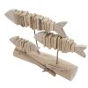 Mauro Ferretti decoratieve sculptuur vis 37x10x24 naturel