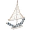 Mauro Ferretti decoratieve zeilboot 45x7x45 multicolour