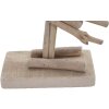 Mauro Ferretti decoratieve flamingo 31x9x56 wit naturel