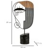 Mauro Ferretti sculptuur Picassy 24x8.5x49 zwart naturel