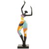 Mauro Ferretti Sculptuur Danser Rubic 12,5x10x38 cm veelkleurig