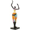 Mauro Ferretti Sculptuur Danser Rubic 12,5x10x38 cm veelkleurig
