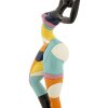 Mauro Ferretti Sculptuur Danser Rubic 12,5x10x38 cm veelkleurig