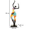 Mauro Ferretti Sculptuur Danser Rubic 12,5x10x38 cm veelkleurig