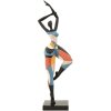 Mauro Ferretti Sculptuur Danser Rubic 11,5x9x38,5 cm veelkleurig