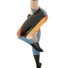 Mauro Ferretti Sculptuur Danser Rubic 11,5x9x38,5 cm veelkleurig