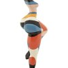 Mauro Ferretti Sculptuur Danser Rubic 11,5x9x38,5 cm veelkleurig