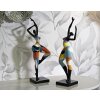 Mauro Ferretti Sculptuur Danser Rubic 11,5x9x38,5 cm veelkleurig