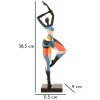 Mauro Ferretti Sculptuur Danser Rubic 11,5x9x38,5 cm veelkleurig