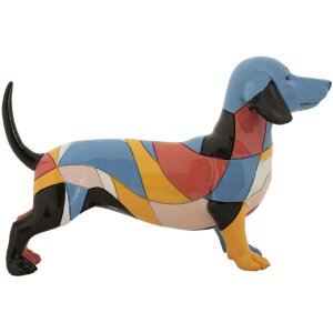 Mauro Ferretti Sculptuur Teckel Rubic 32,5x9,7x20,5 cm...