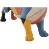 Mauro Ferretti Sculptuur Teckel Rubic 32,5x9,7x20,5 cm veelkleurig