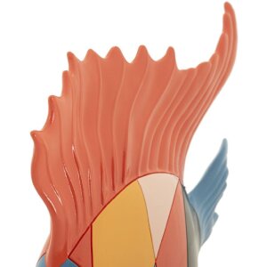 Mauro Ferretti sculptuur vis Rubic 28x8x25 cm veelkleurig