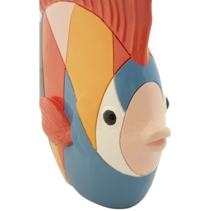 Mauro Ferretti sculptuur vis Rubic 28x8x25 cm veelkleurig