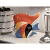 Mauro Ferretti sculptuur vis Rubic 28x8x25 cm veelkleurig