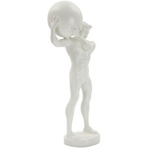 Mauro Ferretti sculptuur Atlas 18x12.5x50 wit