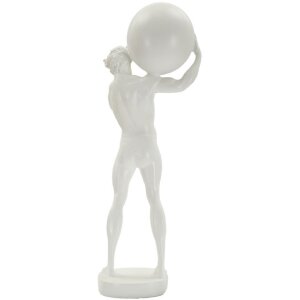 Mauro Ferretti sculptuur Atlas 18x12.5x50 wit