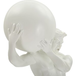 Mauro Ferretti sculptuur Atlas 18x12.5x50 wit