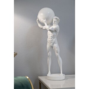 Mauro Ferretti sculptuur Atlas 18x12.5x50 wit