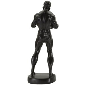 Mauro Ferretti beeld Atlas 18,5x20,5x43,5 cm zwart