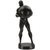 Mauro Ferretti beeld Atlas 18,5x20,5x43,5 cm zwart