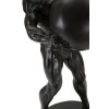 Mauro Ferretti beeld Atlas 18,5x20,5x43,5 cm zwart