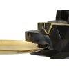 Mauro Ferretti decoratief beeldje hond Ory met dienblad 30x64x91 cm zwart goud