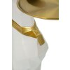 Mauro Ferretti decoratieve sculptuur hond Ory met dienblad 27x51x74 cm witgoud