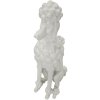 Mauro Ferretti decoratieve sculptuur poedel zittend 20x26x61 cm wit