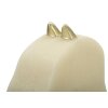 Mauro Ferretti decoratief beeldje schaakpaard Quarzy 14x13x31 cm witgoud