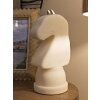 Mauro Ferretti decoratief beeldje schaakpaard Quarzy 14x13x31 cm witgoud