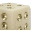 Mauro Ferretti Quarzy kubus 12x12x12 cm witgoud