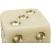 Mauro Ferretti Quarzy kubus 8x8x8 cm witgoud