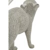 Mauro Ferretti decoratief beeldje Sparky kat 17,5x9x26 cm zilver