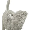 Mauro Ferretti decoratief beeldje Sparky kat 17,5x9x26 cm zilver