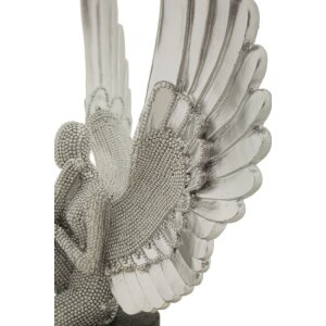 Mauro Ferretti decoratiefiguur engel Sparky 24x8x34 cm zilver zwart