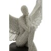 Mauro Ferretti decoratiefiguur engel Sparky 24x8x34 cm zilver zwart