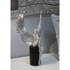 Mauro Ferretti decoratiefiguur engel Sparky 24x8x34 cm zilver zwart