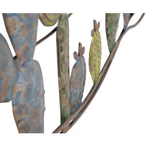 Mauro Ferretti wanddecoratie cactus 90x2,5x64 cm multicolour
