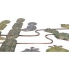 Mauro Ferretti wanddecoratie cactus 90x2,5x64 cm multicolour