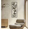 Mauro Ferretti wanddecoratie vlinders 31x2,5x90 cm zwart zilver