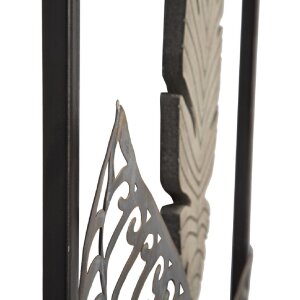 Mauro Ferretti wanddecoratie bladeren 30,5x1,9x91 cm goud zilver