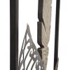 Mauro Ferretti wanddecoratie bladeren 30,5x1,9x91 cm goud zilver