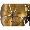 Mauro Ferretti wanddecoratie bloem Goldy 80x6x57 cm goudkleurig