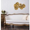 Mauro Ferretti wanddecoratie bloem Goldy 80x6x57 cm goudkleurig