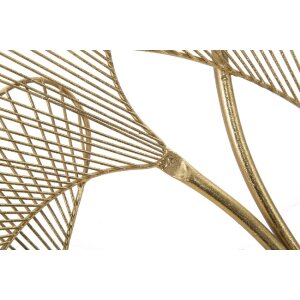 Mauro Ferretti wandpaneel Glam leaf 79x5x68 cm goudkleurig