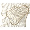 Mauro Ferretti wandpaneel Glam leaf 79x5x68 cm goudkleurig