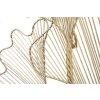 Mauro Ferretti wandpaneel Glam leaf 79x5x68 cm goudkleurig