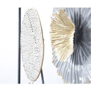 Mauro Ferretti wanddecoratie Sqity 50x3,8x50 cm veelkleurig