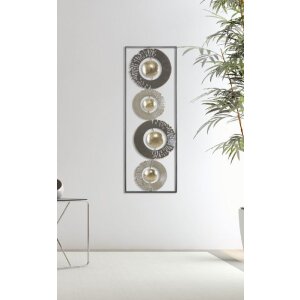 Mauro Ferretti wanddecoratie ring 31x3x89,5 cm veelkleurig